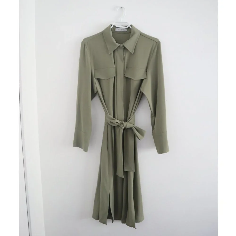 Brian Bailey Shirt Dress with Self Belt - Picture 5 of 11
